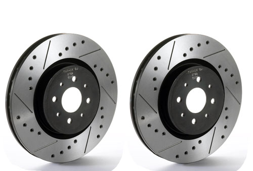 Tarox Drilled and Slotted SJ Performance Front Discs 257x22mm (Pair)