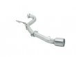 Ragazzon Stainless Steel Sports Pipe without Silencer and Round 102mm Tail Pipe Alfa GTV/Spider