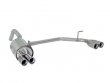 Ragazzon Stainless Steel Sports Exhaust with 2x70mm Round Tail Pipes Fiat 500 1.4 16V