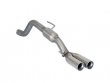 Ragazzon Stainless Steel Sports Exhaust Group N with Round 2x70mm Staggered Tail Pipe Abarth Punto EVO