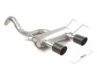Ragazzon Stainless Steel Sports Exhaust with Central 100mm Carbon Tail Pipes Abarth 500/595/695 1.4 T-Jet