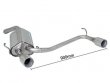 Ragazzon Stainless Steel Sports Exhaust Duplex with Round 102mm Tail Pipes Alfa GT 1.8/2.0 JTS/1.9 JTD