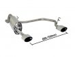 Ragazzon Stainless Steel Sports Exhaust Duplex with Oval 135x90mm Tail Pipes Alfa Mito