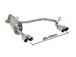 Ragazzon Stainless Steel Sports Exhaust Duplex with Sports Line 2x70mm Tail Pipes Alfa Mito