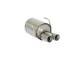 Ragazzon Stainless Steel Sports Exhaust with Round 2x70mm Tail Pipe Fiat 500 1.2 Sport - New 2013 - on