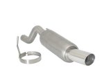 Ragazzon Stainless Steel Sports Exhaust H2 Flow Line with Round 90 mm Sport Line Tail Pipe Alfa Mito
