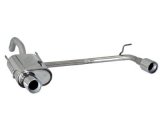Ragazzon Stainless Steel Sports Exhaust Duplex with Round 90mm Tail Pipes (Fiat Panda 1.4 16V 100 HP)