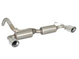 Ragazzon Stainless Steel Sports Exhaust with 102mm Sports Line Tail Pipes Abarth 500/595/695 1.4 T-Jet