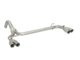 Ragazzon Stainless Steel Sports Pipe without Silencer with 2x60mm Tail Pipes Abarth 500/595/695 1.4 T-Jet