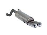 Ragazzon Stainless Steel Sports Exhaust with Round 2x80mm Staggered Tail Pipe Alfa Mito