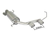 Ragazzon Stainless Steel Sports Exhaust Duplex with 2x90mm Sport Line Tail Pipes (Alfa Mito)