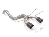 Ragazzon Stainless Steel Sports Exhaust without Silencer and Central 100mm Carbon Shot Tail Pipes Abarth 500/595/695 1.4 T-Jet