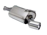 Ragazzon Stainless Steel Sports Exhaust with 102mm Round Tail Pipe Fiat Coupé 20VT