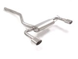Ragazzon Stainless Steel Sports Exhaust with Oval Tail Pipe 115x70mm Jeep Renegade