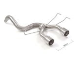Ragazzon Stainless Steel Sports Exhaust without Silencer and Central 102mm Tail Pipes Abarth 500/595/695 1.4 T-Jet