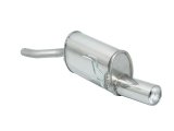 Ragazzon Stainless Steel Sports Exhaust with Round 90mm Tail Pipe Fiat Punto Mk1