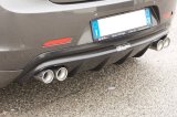 Cadamuro Rear Diffuser under Bumper Spoiler with Duplex Exhaust Outlets Alfa Giulietta