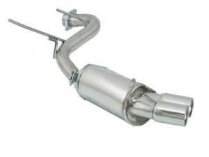 Ragazzon Stainless Steel Sports Exhaust with Round 2x70mm Tail Pipe Alfa GTV/Spider