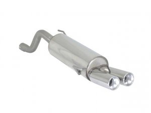 Ragazzon Stainless Steel Sports Exhaust with Round 2x80mm Tail Pipe Grande Punto/EVO Abarth