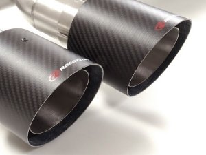 Ragazzon Sports Exhaust with 100mm Carbon Tail Pipes Electric Valves and Remote Control Alfa Stelvio 2.9 V6 QV