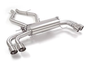 Ragazzon Sports Exhaust with 102mm Sport Line Tail Pipes Vacuum Operated Valves Alfa Stelvio 2.9 V6 QV