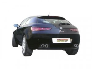 Ragazzon Stainless Steel Sports Exhaust with Round 2x76mm Tail Pipes Alfa Brera/Spider