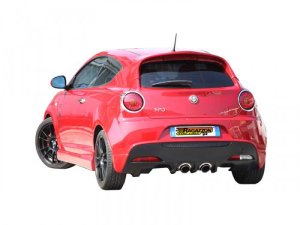 Ragazzon Stainless Steel Sports Exhaust Duplex with 2x90mm Sport Line Tail Pipes (Alfa Mito 1.3 JTDm)