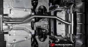 Ragazzon Stainless Steel Sports Exhaust with 60mm Tail Pipes Alfa Giulia