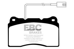 EBC Yellowstuff Fast Street and Race Pads Complete Front Set