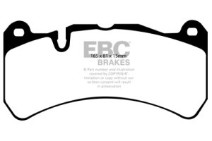EBC Brake Pads RP-X Track and Race Pads Complete Front Set Alfa Giulia/Stelvio 2.9 V6 QV