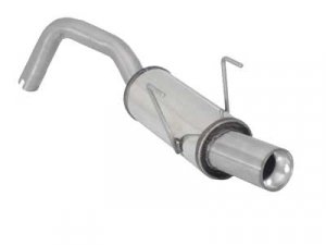 Ragazzon Stainless Steel Sports Exhaust Group N with Round 80mm Tail Pipe Fiat Panda 1.4 16V 100 HP