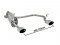 Ragazzon Stainless Steel Sports Exhaust Duplex with Oval 135x90mm Tail Pipes Alfa Mito