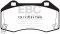EBC Yellowstuff Performance Pads Complete Front Set Abarth 124 Spider